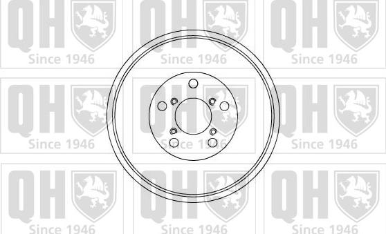 Quinton Hazell BDR356 - Tamburo freno autozon.pro