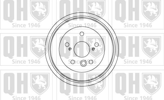 Quinton Hazell BDR373 - Tamburo freno autozon.pro