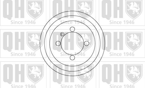 Quinton Hazell BDR212 - Tamburo freno autozon.pro