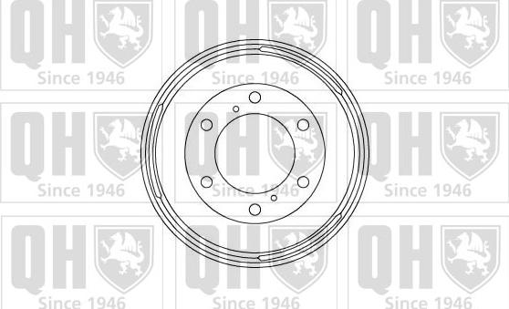 Quinton Hazell BDR285 - Tamburo freno autozon.pro