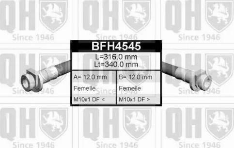 Quinton Hazell BFH4545 - Flessibile del freno autozon.pro