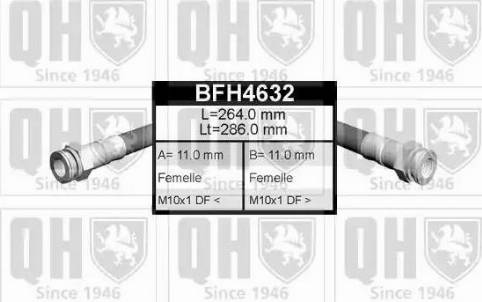 Quinton Hazell BFH4632 - Flessibile del freno autozon.pro