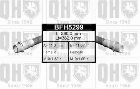 Quinton Hazell BFH5299 - Flessibile del freno autozon.pro