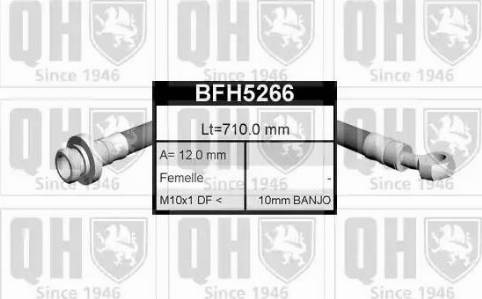 Quinton Hazell BFH5266 - Flessibile del freno autozon.pro