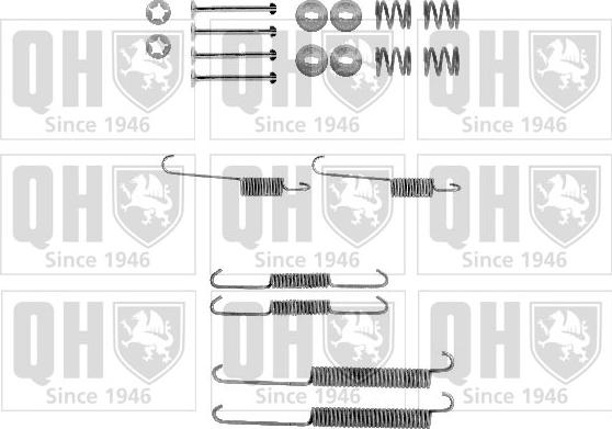 Quinton Hazell BFK400 - Kit accessori, Ganasce freno autozon.pro