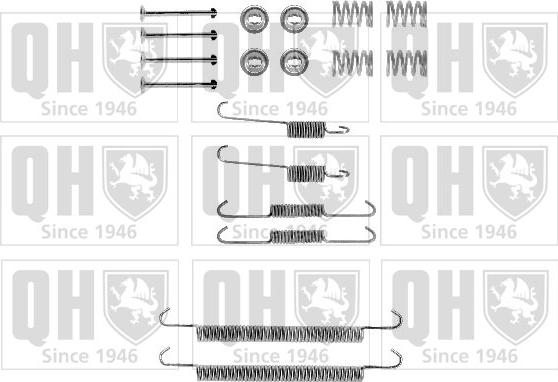 Quinton Hazell BFK403 - Kit accessori, Ganasce freno autozon.pro