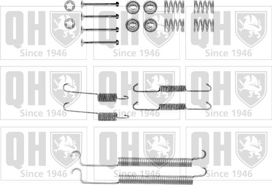 Quinton Hazell BFK402 - Kit accessori, Ganasce freno autozon.pro