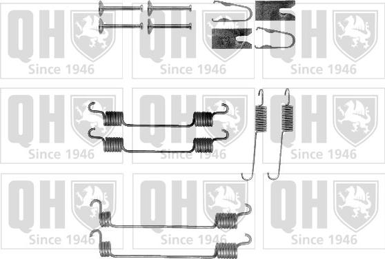 Quinton Hazell BFK439 - Kit accessori, Ganasce freno autozon.pro