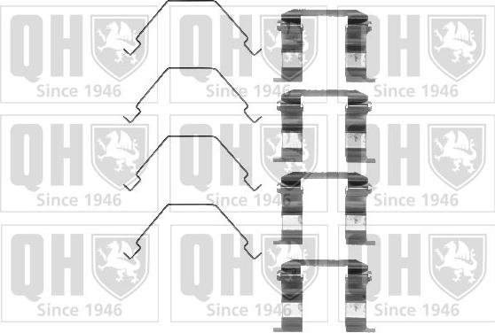 Quinton Hazell BFK695 - Kit accessori, Pastiglia freno autozon.pro