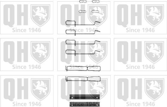 Quinton Hazell BFK839 - Kit accessori, Pastiglia freno autozon.pro