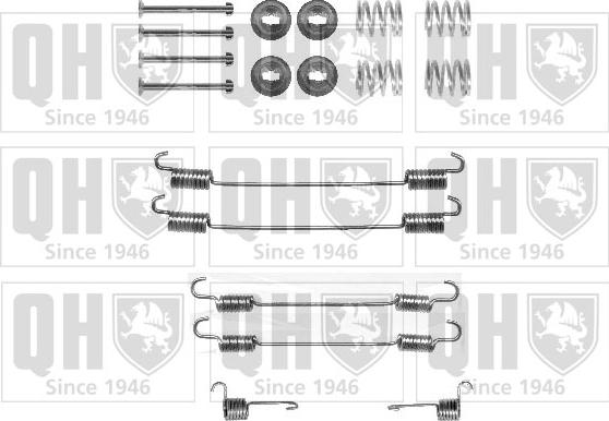 Quinton Hazell BFK396 - Kit accessori, Ganasce freno autozon.pro