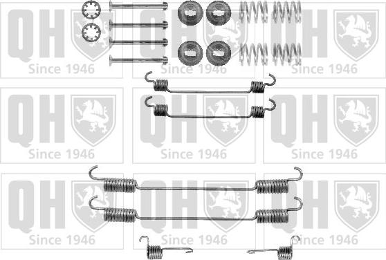 Quinton Hazell BFK390 - Kit accessori, Ganasce freno autozon.pro