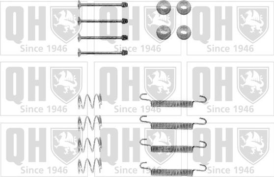 Quinton Hazell BFK316 - Kit accessori, Ganasce freno stazionamento autozon.pro