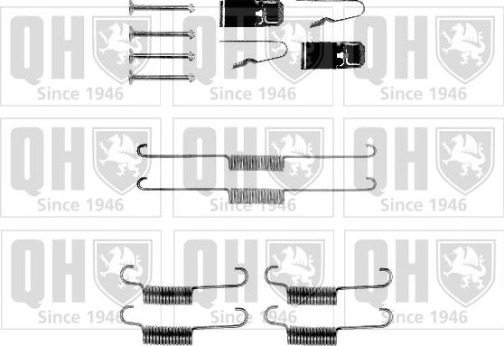 Quinton Hazell BFK382 - Kit accessori, Ganasce freno autozon.pro