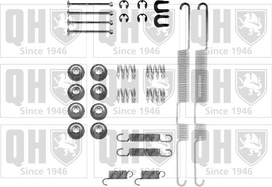 Quinton Hazell BFK387 - Kit accessori, Ganasce freno autozon.pro