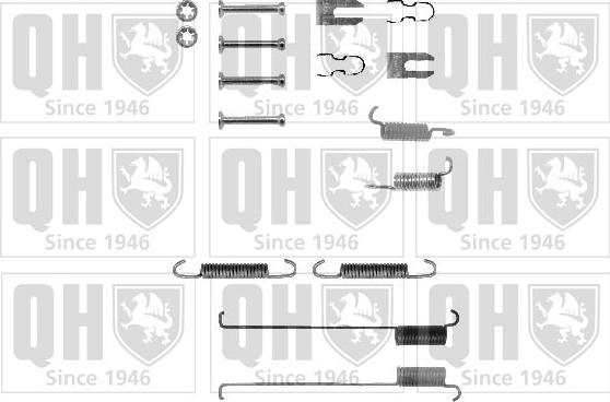 Quinton Hazell BFK320 - Kit accessori, Ganasce freno autozon.pro