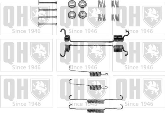 Quinton Hazell BFK321 - Kit accessori, Ganasce freno autozon.pro