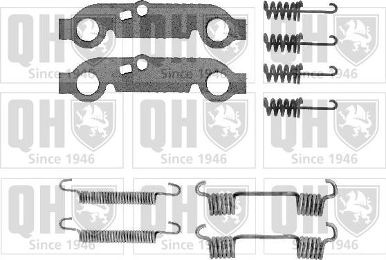 Quinton Hazell BFK328 - Kit accessori, Ganasce freno stazionamento autozon.pro