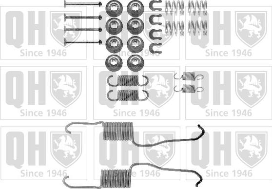 Quinton Hazell BFK374 - Kit accessori, Ganasce freno autozon.pro