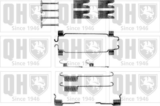 Quinton Hazell BFK293 - Kit accessori, Ganasce freno autozon.pro