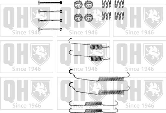 Quinton Hazell BFK248 - Kit accessori, Ganasce freno autozon.pro