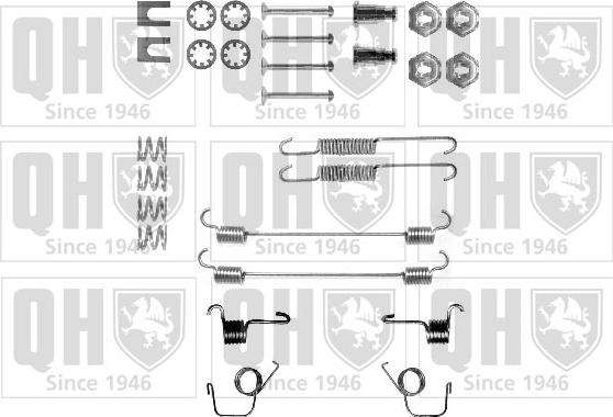 Quinton Hazell BFK247 - Kit accessori, Ganasce freno autozon.pro