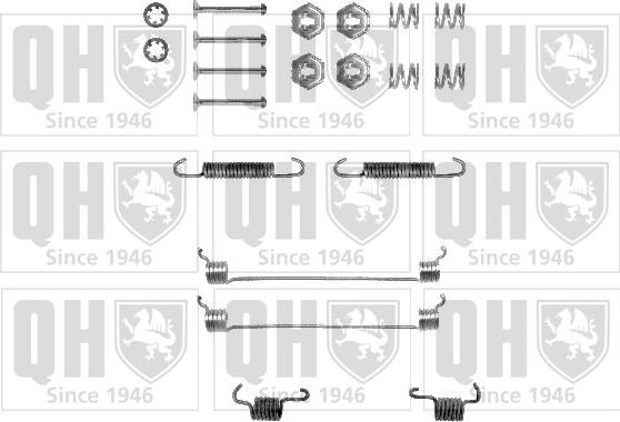 Quinton Hazell BFK262 - Kit accessori, Ganasce freno autozon.pro