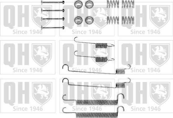 Quinton Hazell BFK214 - Kit accessori, Ganasce freno autozon.pro