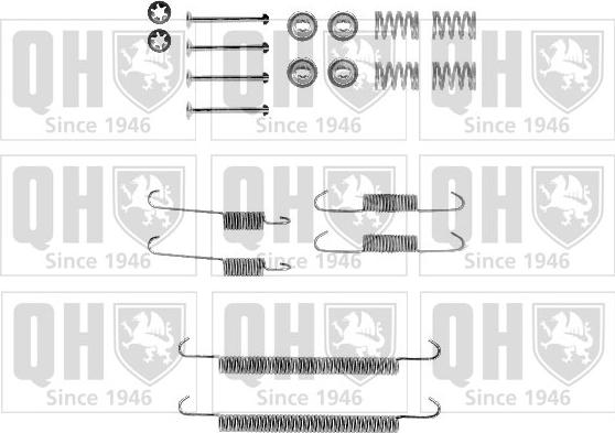 Quinton Hazell BFK289 - Kit accessori, Ganasce freno autozon.pro