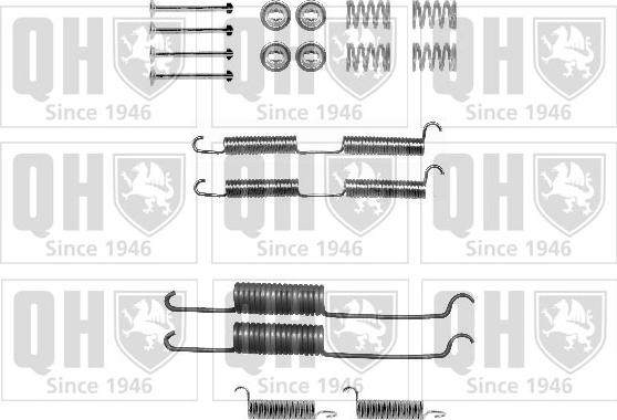 Quinton Hazell BFK281 - Kit accessori, Ganasce freno autozon.pro