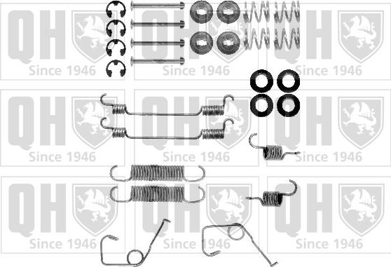 Quinton Hazell BFK287 - Kit accessori, Ganasce freno autozon.pro