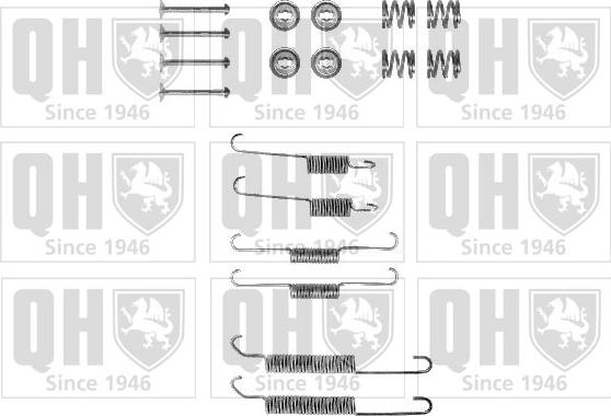 Quinton Hazell BFK233 - Kit accessori, Ganasce freno autozon.pro