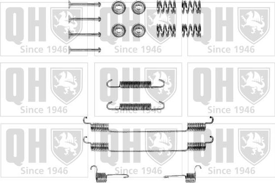 Quinton Hazell BFK279 - Kit accessori, Ganasce freno autozon.pro