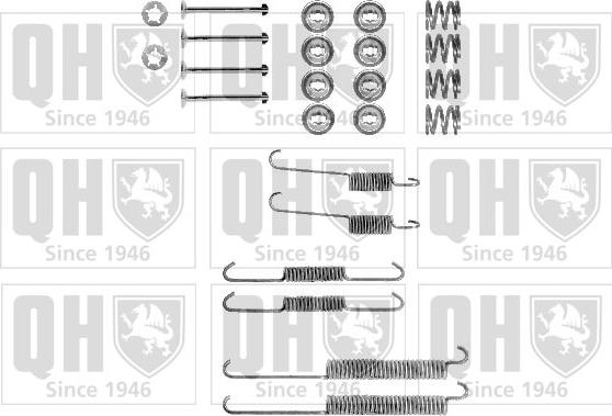 Quinton Hazell BFK276 - Kit accessori, Ganasce freno autozon.pro