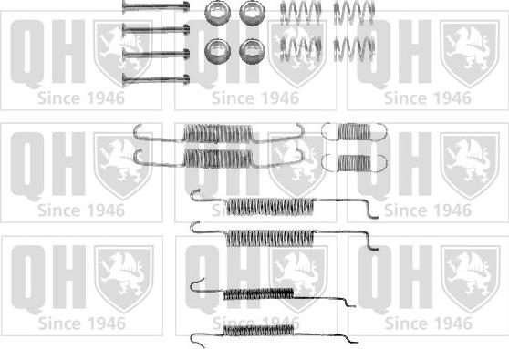 Quinton Hazell BFK277 - Kit accessori, Ganasce freno autozon.pro