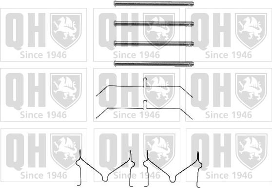 Quinton Hazell BFK795 - Kit accessori, Pastiglia freno autozon.pro