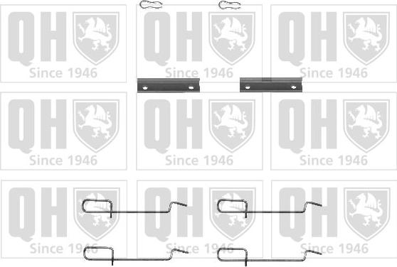 Quinton Hazell BFK741 - Kit accessori, Pastiglia freno autozon.pro