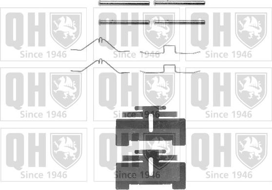 Quinton Hazell BFK712 - Kit accessori, Pastiglia freno autozon.pro