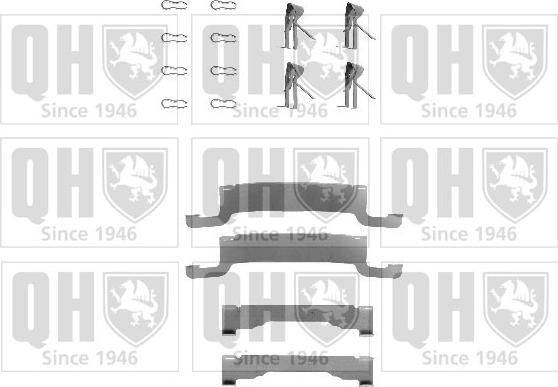 Quinton Hazell BFK720 - Kit accessori, Pastiglia freno autozon.pro