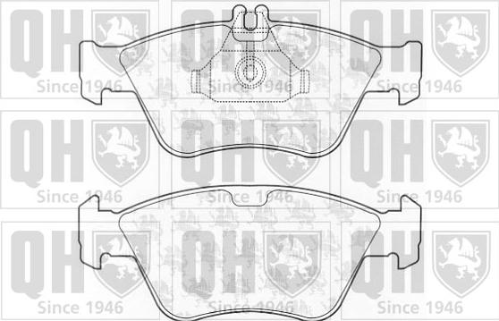 Quinton Hazell BP919 - Kit pastiglie freno, Freno a disco autozon.pro