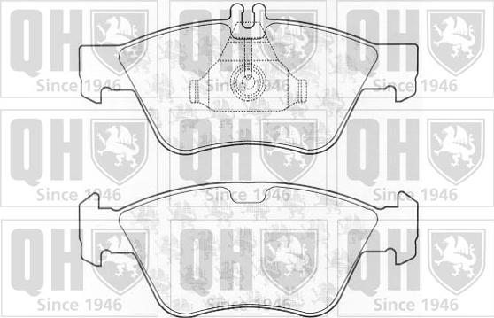 Quinton Hazell BP920 - Kit pastiglie freno, Freno a disco autozon.pro