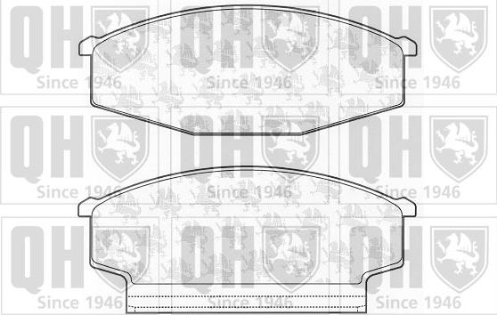 Quinton Hazell BP466 - Kit pastiglie freno, Freno a disco autozon.pro