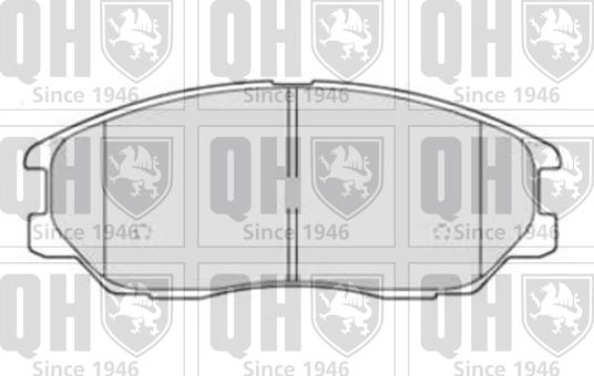 Quinton Hazell BP1510 - Kit pastiglie freno, Freno a disco autozon.pro