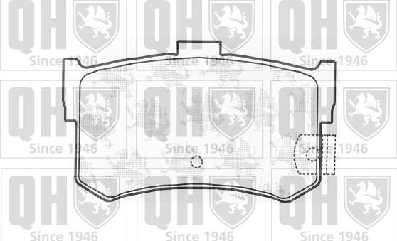 Quinton Hazell BP1006 - Kit pastiglie freno, Freno a disco autozon.pro