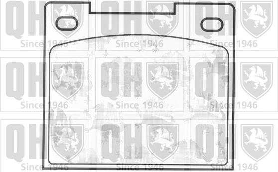 Quinton Hazell BP101 - Kit pastiglie freno, Freno a disco autozon.pro