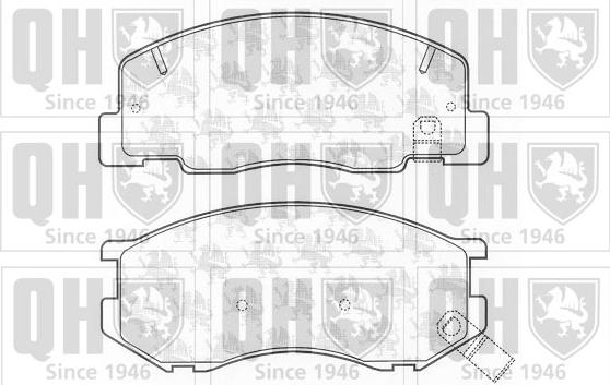 Quinton Hazell BP1195 - Kit pastiglie freno, Freno a disco autozon.pro