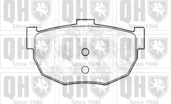 Quinton Hazell BP1154 - Kit pastiglie freno, Freno a disco autozon.pro