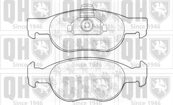 Quinton Hazell BP1131 - Kit pastiglie freno, Freno a disco autozon.pro