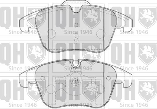 Quinton Hazell BP1809 - Kit pastiglie freno, Freno a disco autozon.pro