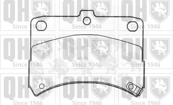 Quinton Hazell BP1205 - Kit pastiglie freno, Freno a disco autozon.pro